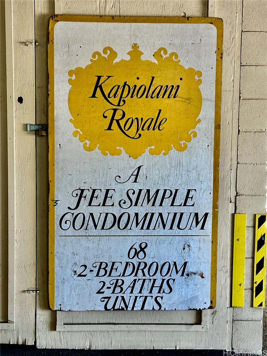 Kapiolani Royale 2474 Kapiolani Boulevard  Unit 1602